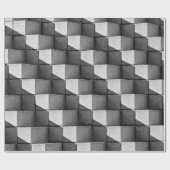 Papier Cadeau Un visage de la sculpture "Four Side Pyramid" dans (Plat)