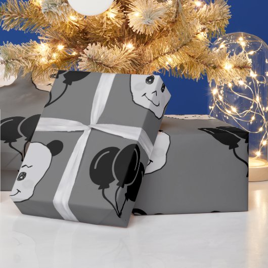 Papier Cadeau Un visage souriant dudu (Vacances)