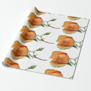 Papier Cadeau Une bouture de rose unique