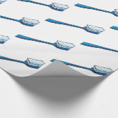 Papier Cadeau Une brosse à dents bleue (Coin)