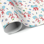 Papier Cadeau Une chose deux Motif de fête (Coin rond)