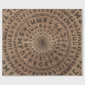 Papier Cadeau Une composition plus ancienne en circulaire de (Plat)