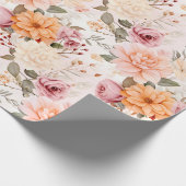 Papier Cadeau Une conception de série florale d'automne 2 (Coin)
