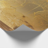 Papier Cadeau Une contemplation dorée (Coin)