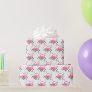 Papier Cadeau Une dans un Melon 1er fête d'anniversaire