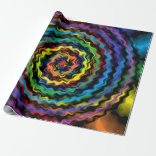 Papier Cadeau Une Détonation Colorée