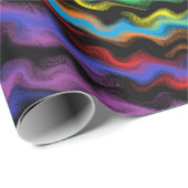 Papier Cadeau Une Détonation Colorée (Coin rond)