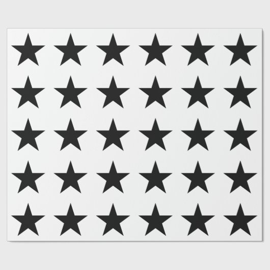 Papier Cadeau Une étoile (Plat)