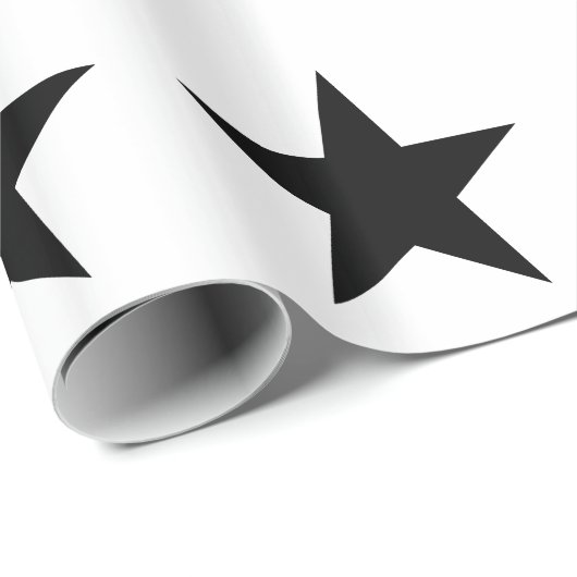 Papier Cadeau Une étoile (Coin rond)