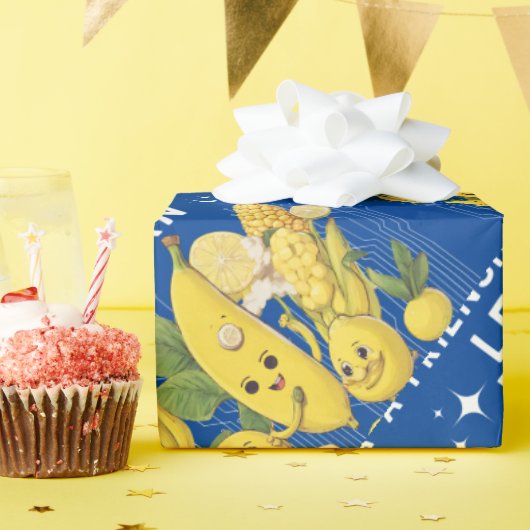 Papier Cadeau Une Fête Fiesta Lemon Banana Et Corn (Fête d'anniversaire)