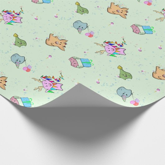 Papier Cadeau Une fête monstre (Coin)