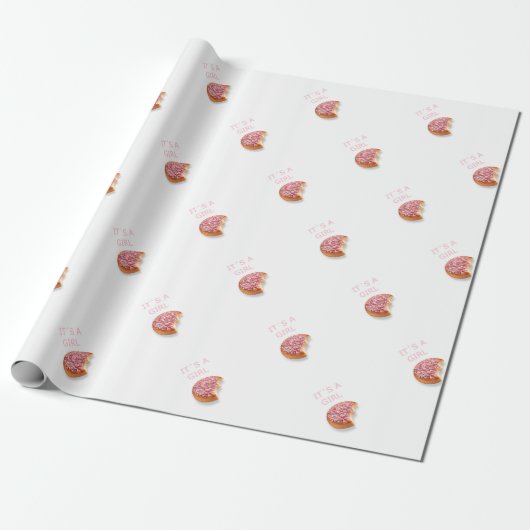 Papier Cadeau une fille est née (Déroulé)