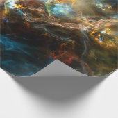 Papier Cadeau Une fois sur une série Space. Conception abstraite (Coin)