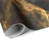 Papier Cadeau Une fois sur une série Space. Conception abstraite (Coin rond)