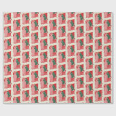 Papier Cadeau Une histoire de Noël | Lapin De Pâques Dérangé (Plat)