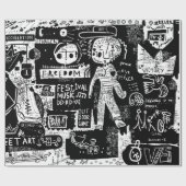 Papier Cadeau Une image qui inclut une pluralité de symboles.str (Plat)