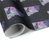 Papier Cadeau Une Nuit d'Été avec Sirius Throw (Coin rond)