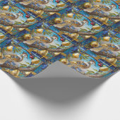 Papier Cadeau Une perdrix dans un arbre à poires (Coin)