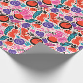 Papier Cadeau Une récolte vive : un Motif Abstrait de la fruité (Coin)