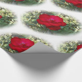 Papier Cadeau Une rose solitaire (Coin)