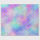 Papier Cadeau Une série de sirènes Galaxy Design 10 (Plat)