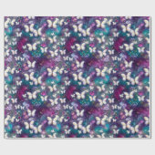 Papier Cadeau Une série mystique de papillons 5 (Plat)