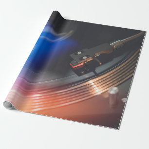 Papier Cadeau Une table à plateau moderne pour écouter de la mus