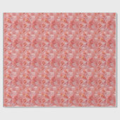 Papier Cadeau Une teinte douce orange rosé appelée Peach Fuzz (Plat)