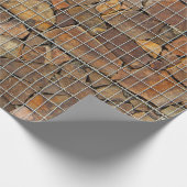 Papier Cadeau Une texture murale grungy en brique comme fond abs (Coin)