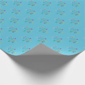 Papier Cadeau Une touche de paradis (Coin)