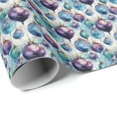 Papier Cadeau Une touche d'opulence : une fusion de violet et de (Coin rond)