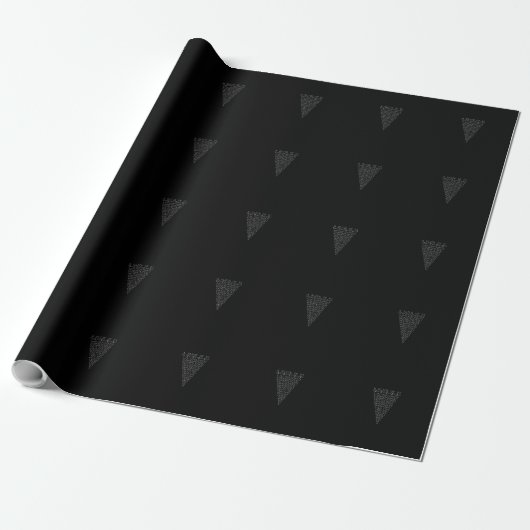Papier Cadeau Une tranche de chiffres Pi (Déroulé)