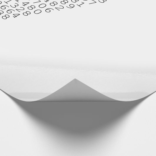 Papier Cadeau Une tranche de présentation Pi (Coin)