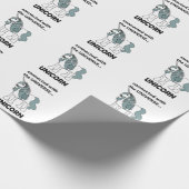 Papier Cadeau Unicorn Connecté Avec L'Unicorne Universe (Coin)