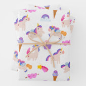 Papier cadeau Unicorn Dreams (En situation)