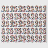 Papier Cadeau Unicorn Pool Party (Plat)