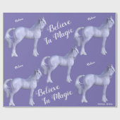 Papier Cadeau Unicorne (Plat)