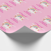 Papier Cadeau Unicorne arc-en-ciel (Coin)