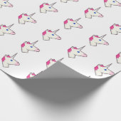 Papier Cadeau unicorne emoji (Coin)