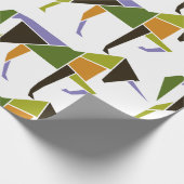 Papier Cadeau Unicorne géométrique Moderne Abstrait Tangram Anim (Coin)