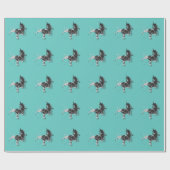 Papier Cadeau Unicorne numérique (Plat)