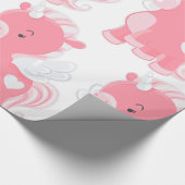 Papier Cadeau Unicorne rose mignonne