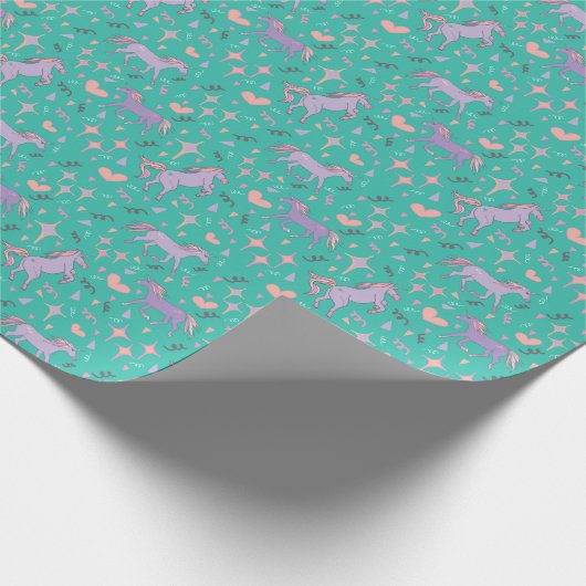 Papier Cadeau Unicornes (Coin)