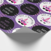 Papier Cadeau Unicornes d'anniversaire cool et personnalisée (Coin)