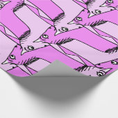 Papier Cadeau Unicornes roses (Coin)