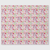 Papier Cadeau Unicorns, Rainbows and Hearts Pattern (Plat)
