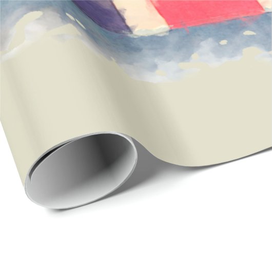 PAPIER CADEAU UNION JACK (Coin rond)