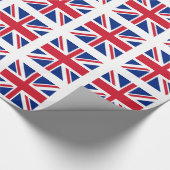 Papier Cadeau Union Jack - drapeau du Royaume-Uni (Coin)