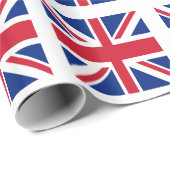 Papier Cadeau Union Jack - drapeau du Royaume-Uni (Coin rond)