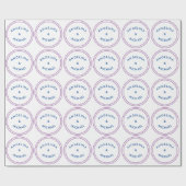 Papier Cadeau Unique Minimaliste Moderne Simple (Plat)